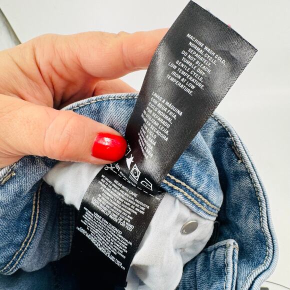 Hudson Jeans Women’s Size 14 Light Wash Flap Pocket Skinny Denim Y2K Revival - Picture 7 of 9